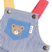 Huxbaby Classic Stripe Short Overalls