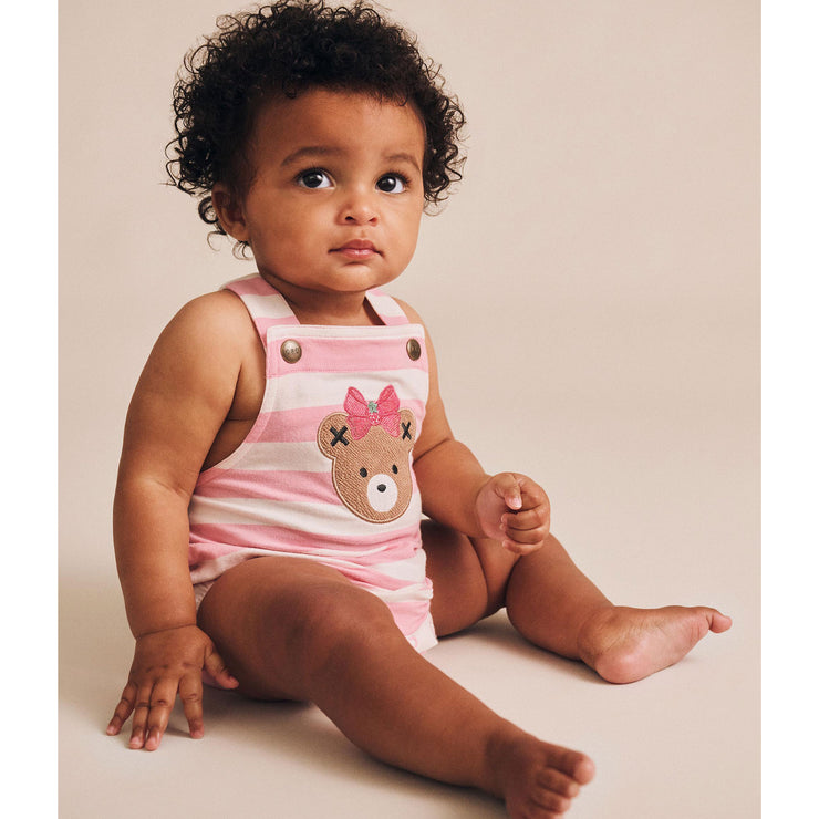 Huxbaby Pastel Stripe Bubble Romper
