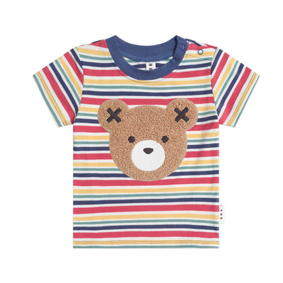 Huxbaby Furry Huxbear Vintage Stripe Tee
