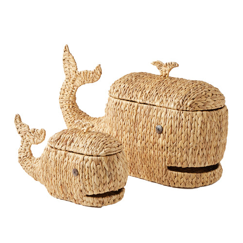 Jiggle & Giggle Whale Basket Set of 2
