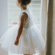 Bebe Embroidered Organza Dress