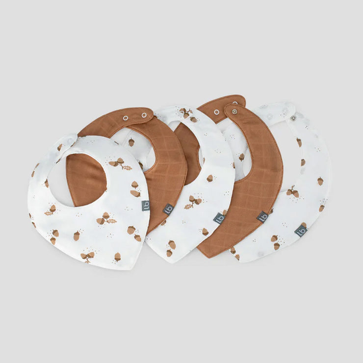 Little Bamboo Bib Set - Iced Coffee
