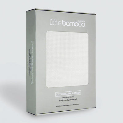 Little Bamboo Heirloom Cot Blanket