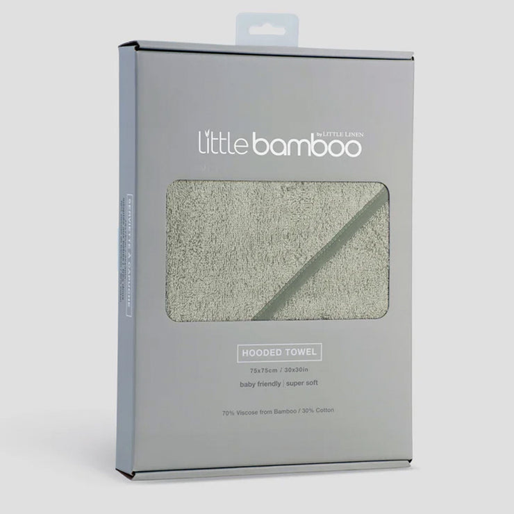 Little Bamboo Hooded Towel - Bayleaf