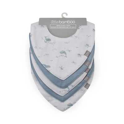 Little Bamboo Bib Set - Retro Blue