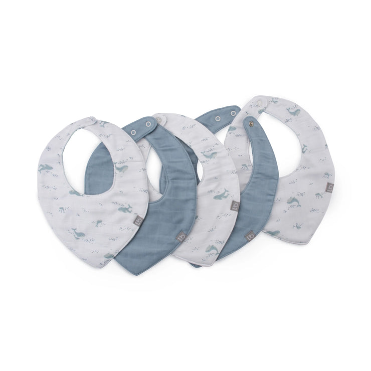 Little Bamboo Bib Set - Retro Blue