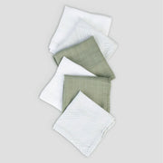 Little Bamboo Muslin Washers - Bayleaf