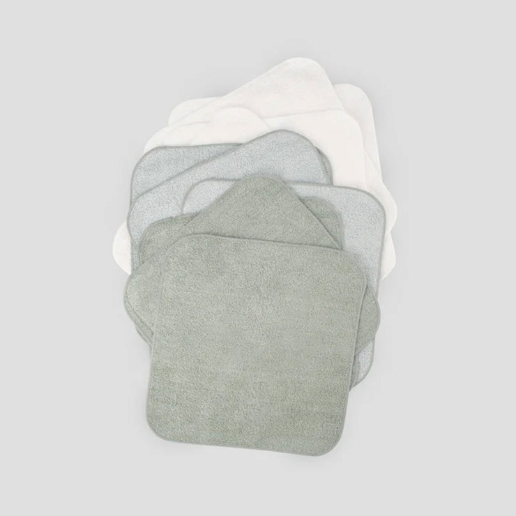 Little Bamboo Towelling Washer - Bayleaf