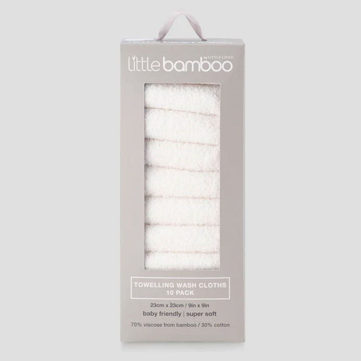 Little Bamboo Towelling Washer - Natural