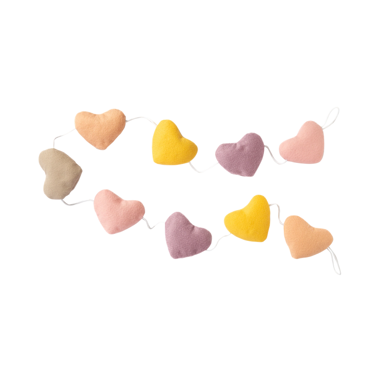 Living Textiles Heart Bunting