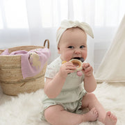 Living Textiles Multi-Surface Teething Wheel - Rose