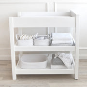 Living Textiles 3 Pc Cotton Rope Storage Set - White