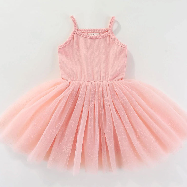 Ma Mer Valentina Tutu Dress - Light Pink Dot
