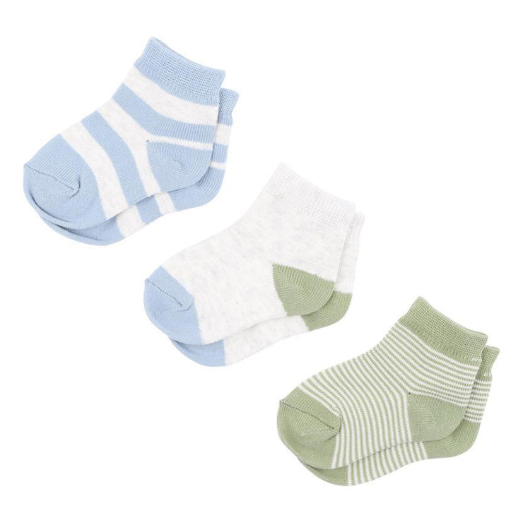 Minihaha Socks 3Pkt - Blue/Greens