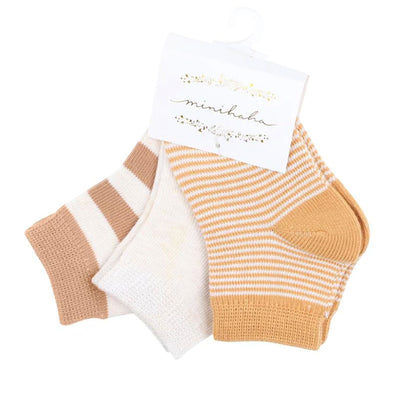 Minihaha Socks 3Pkt - Neutrals