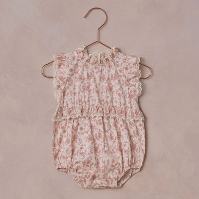 Noralee Alice Romper - Pink Toile