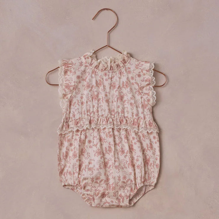 Noralee Alice Romper - Pink Toile