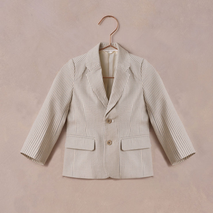 Noralee Sebastian Blazer - Sage Stripe