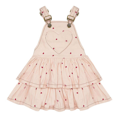 Pearson & Pearson Annabelle Pinny baby-Piggy Pink Love Bug