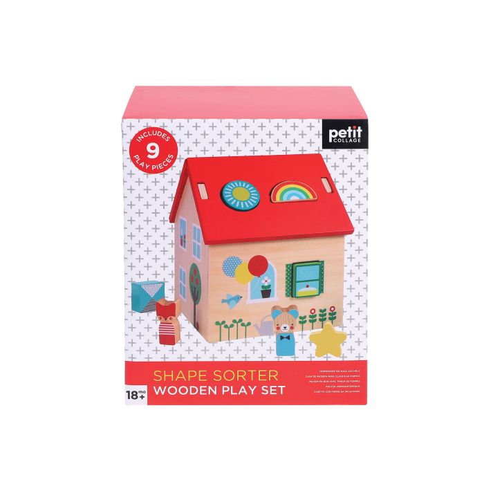 Petit Collage Shape Sorter House