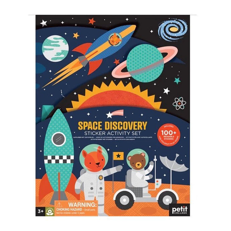 Petit Collage Space Discovery Sticker Activity Set