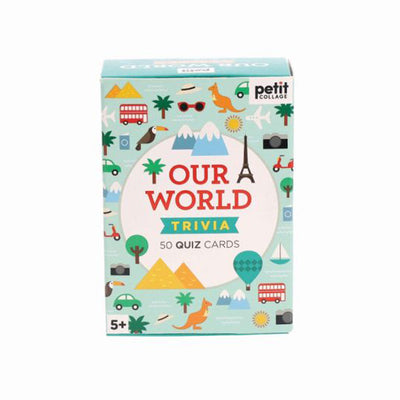 Petit Collage Trivia Cards - Our World