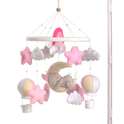 Roomi & Me Sleepy Head Mobile - Pink