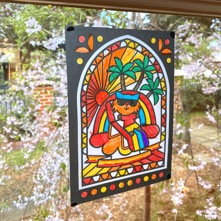 Tiger Tribe Stained Glass Set - Sunshine Hits