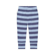 Huxbaby Furry Bear Blue Striped Leggings