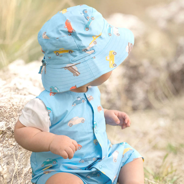 Toshi Ryder Sunhat - Fast Lane Cyan