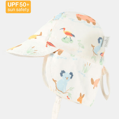 Toshi Flap Cap - Kakadu Dawn