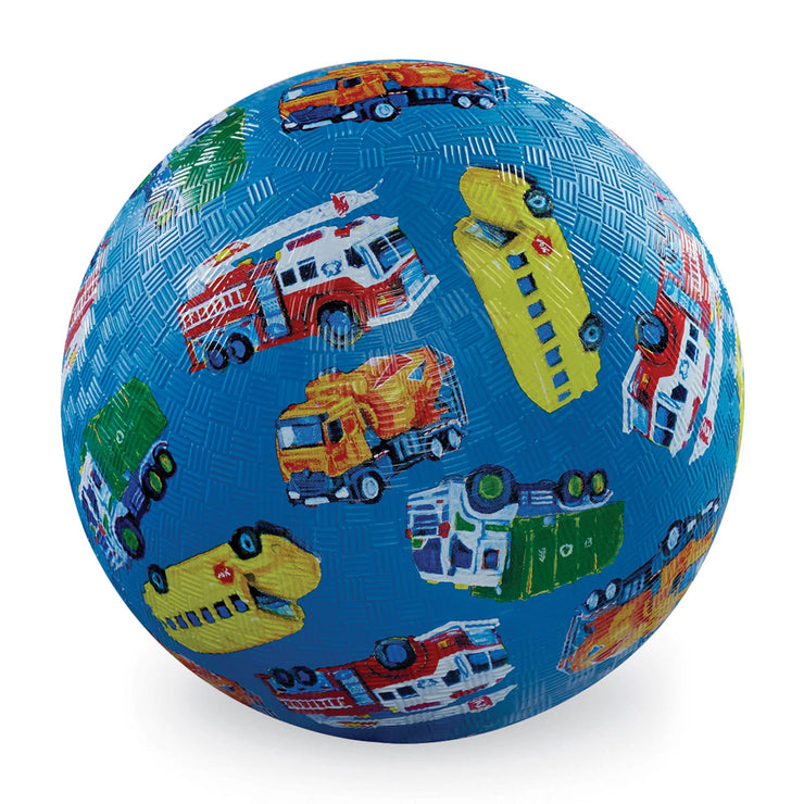 Crocodile Creek Play Ball - City Vehicles (Blue)