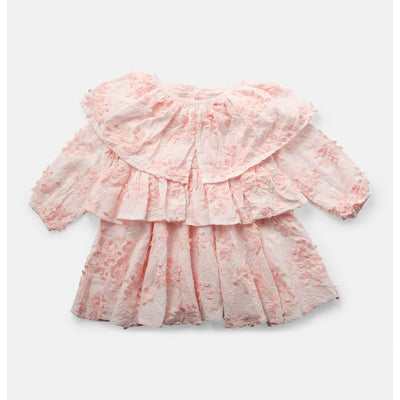 Walnut Fifi Dress - Pink Broderie