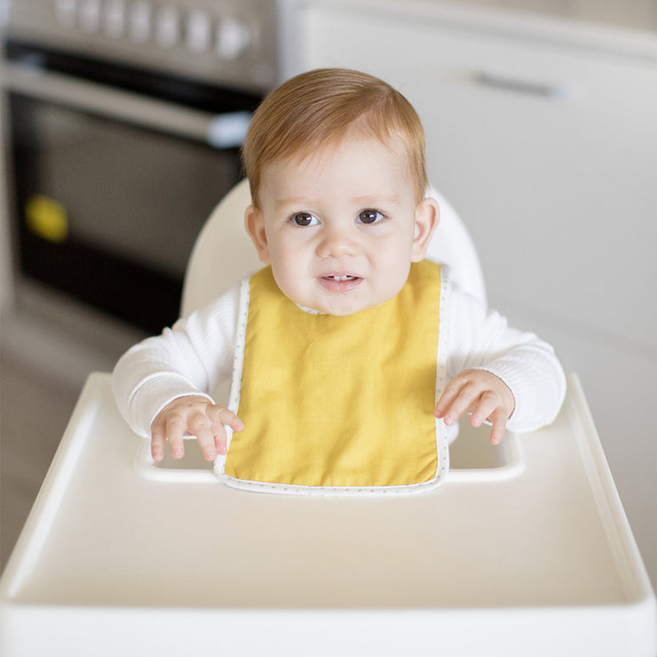 Alimrose Bobby Bib Butterscotch Linen