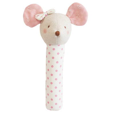 Alimrose Mouse Squeaker - Berry Pink