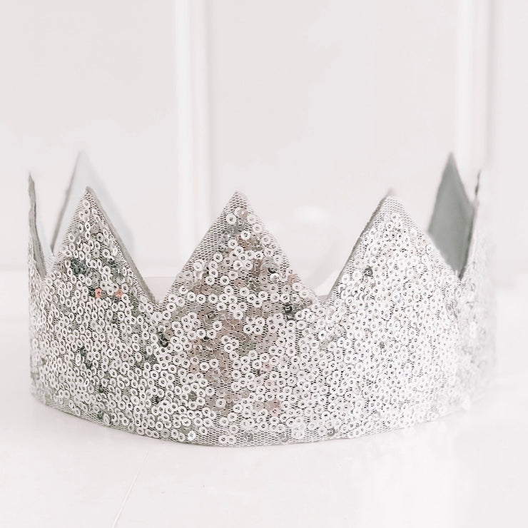 Alimrose Sequin Crown - Silver