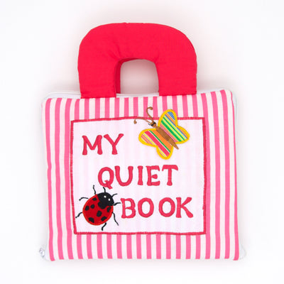 Dyles Quiet Book - Pink Stripe