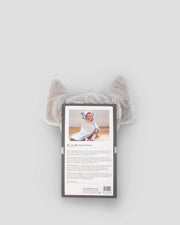 Little Linen Hooded Towel - Soft Grey