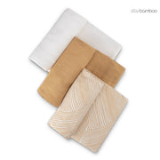 Little Bamboo Muslin Wrap 3 pkt - Marigold