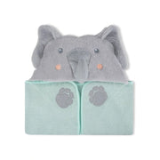 The Little Linen Company Parade Plush Hooded Towel - Starburst Elephant
