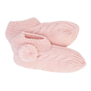 Annabel Trend Slipper Slouchy Socks - Pink Petal