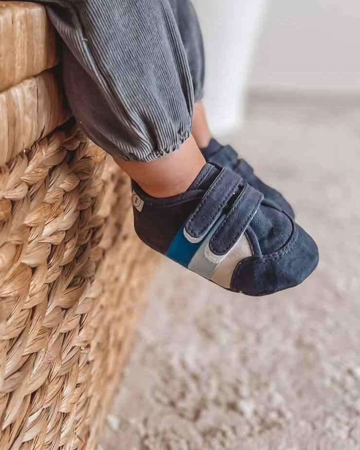 Walnut Baby Nate Retro Canvas - Navy