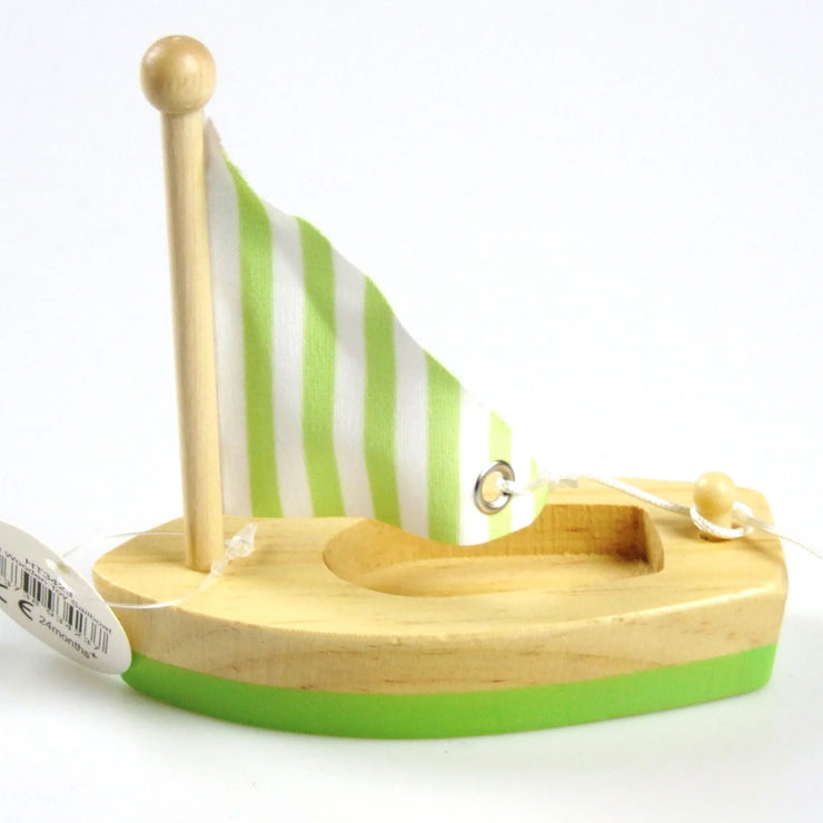 Calm and Breezy Wooden Small Sailboat