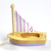 Calm and Breezy Wooden Small Sailboat