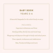 Fox & Fallow Baby Book - Rose