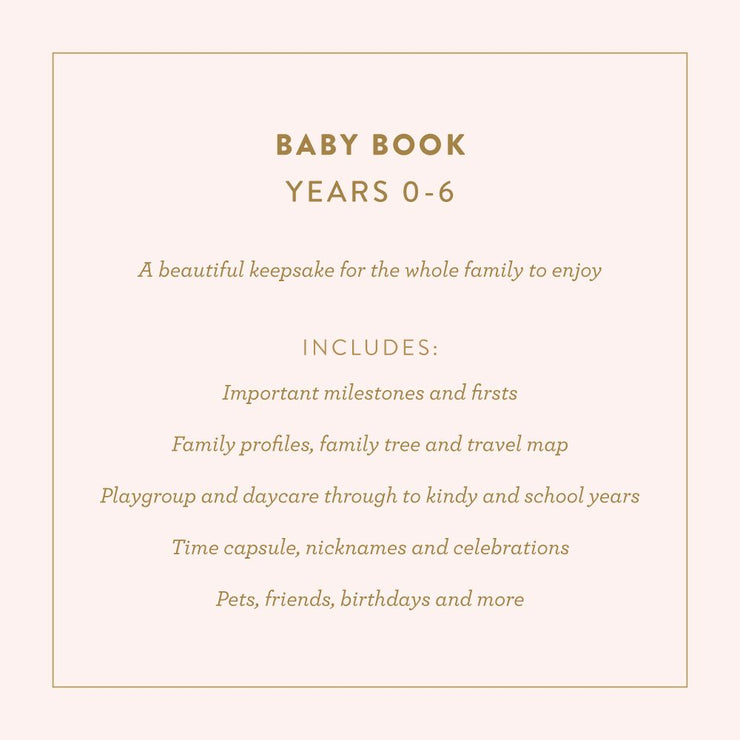 Fox & Fallow Baby Book - Natural (Girl)