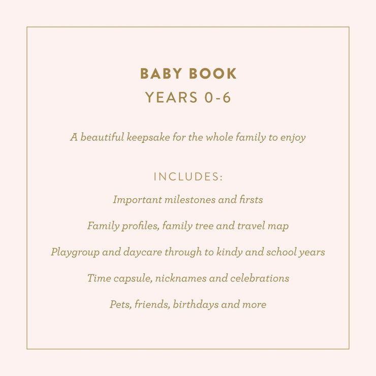 Fox & Fallow Baby Book - Biscuit