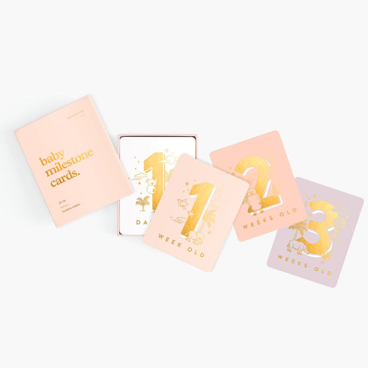 Fox & Fallow Milestone Cards - Cream