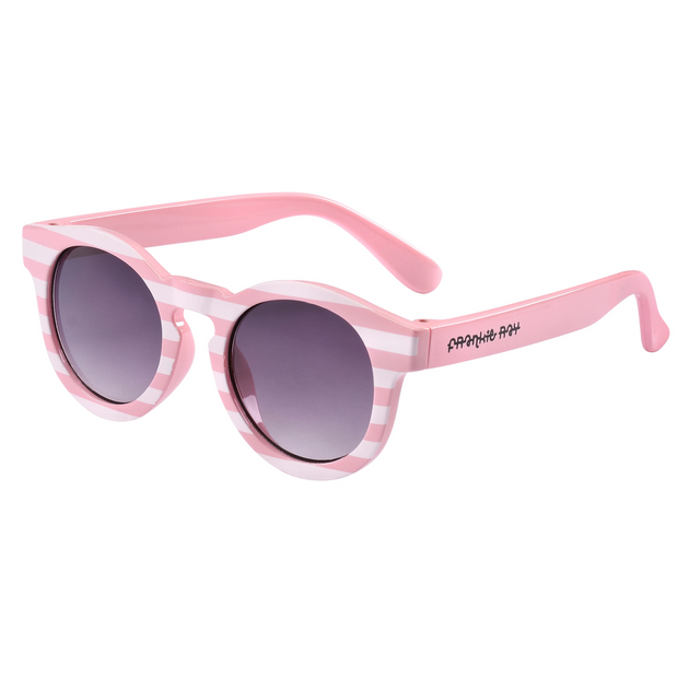 Frankie Ray Pixie Sunglasses - Pink Stripe – little kisses