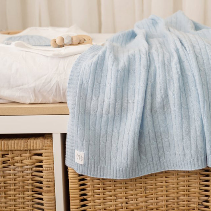 Heirloom Cashmere Set - Blue